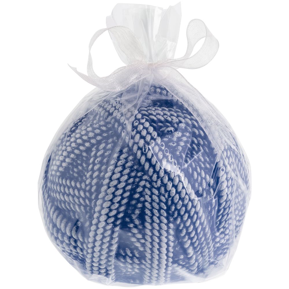 Свеча Kniteam, клубок, синий-1