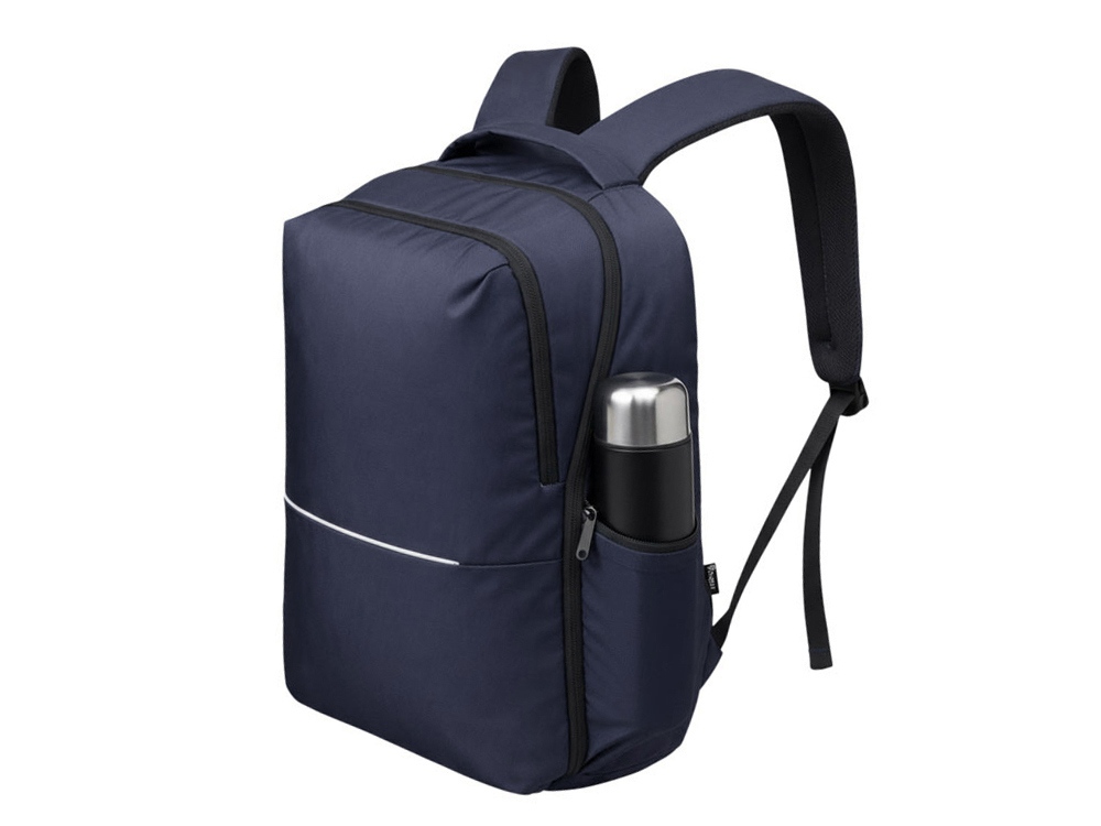 Рюкзак Samy для ноутбука 15.6, темно-синий-12