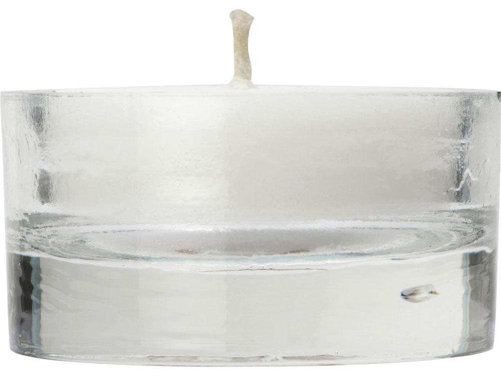 Свеча парафиновая в стекле Geni, прозрачная-1