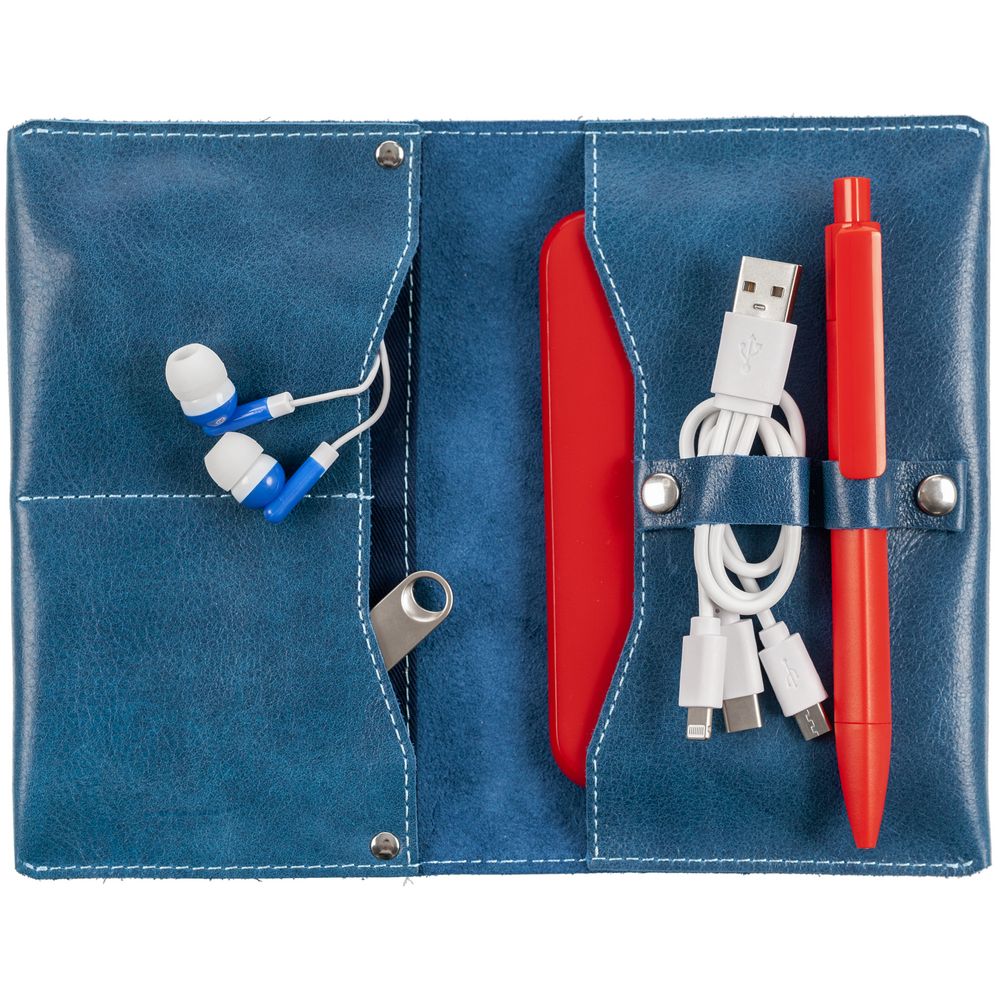 Органайзер для зарядных устройств Apache, синий-2