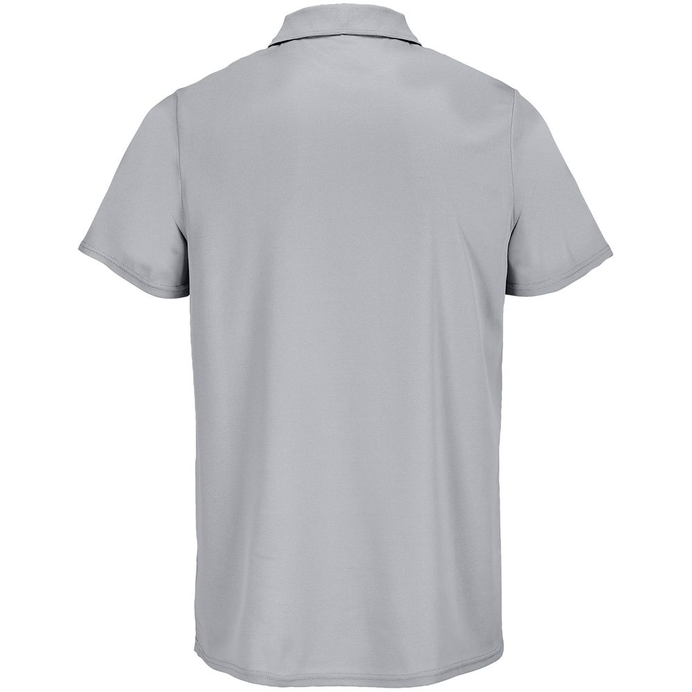 Рубашка поло унисекс Pitcher, серая-1