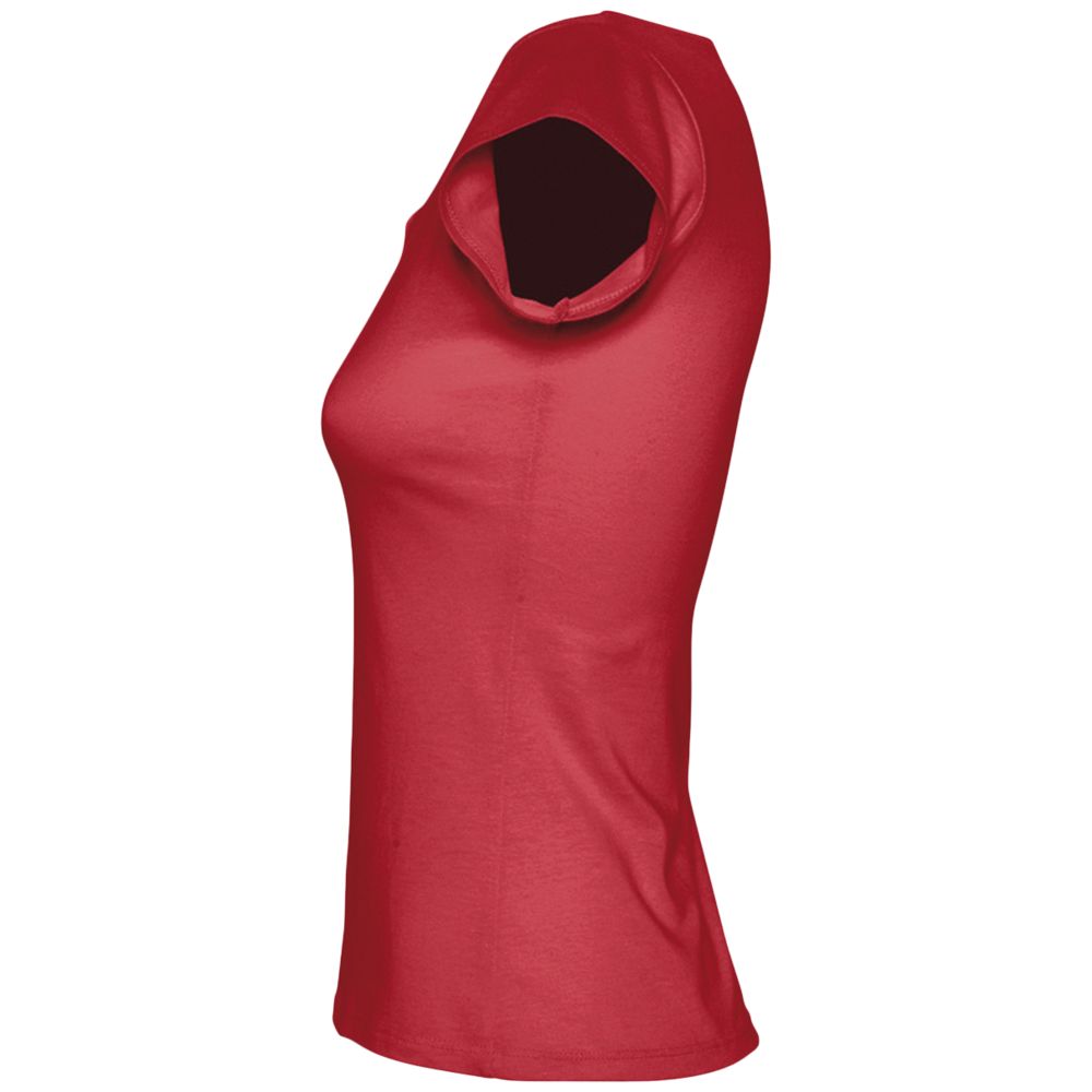 Футболка женская Melrose 150 с глубоким вырезом, красная-1