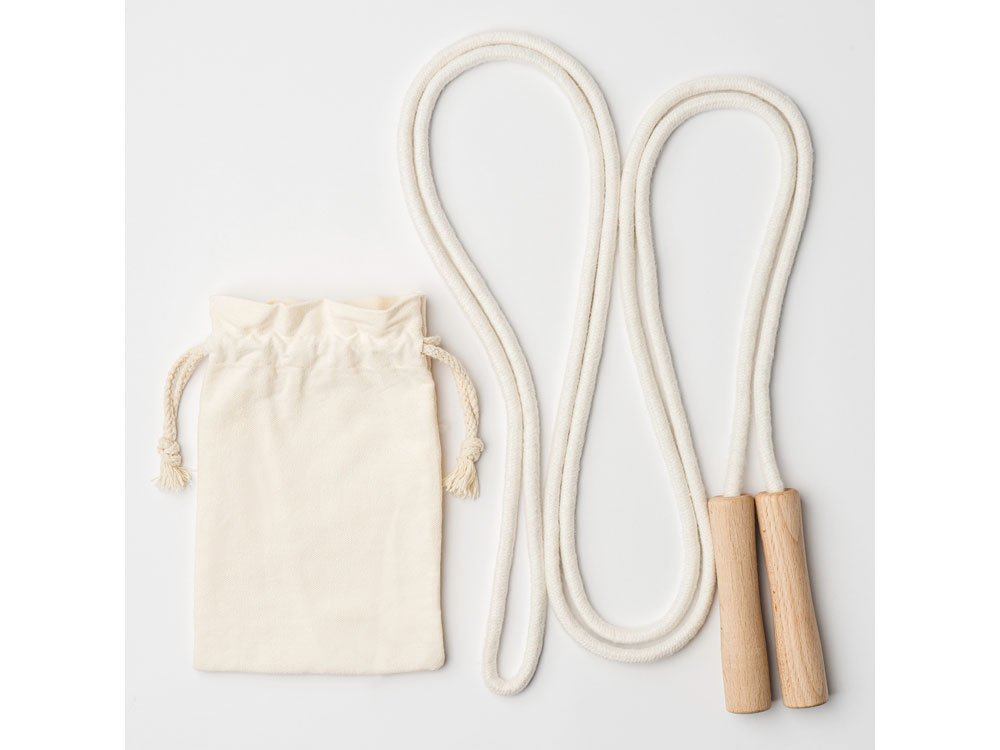 Скакалка REGINA из хлопка, бежевый-1