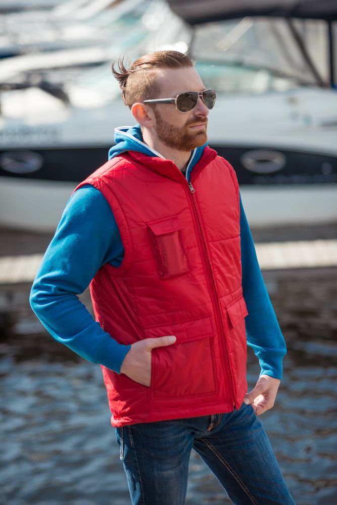 Жилет Worker, красный-2