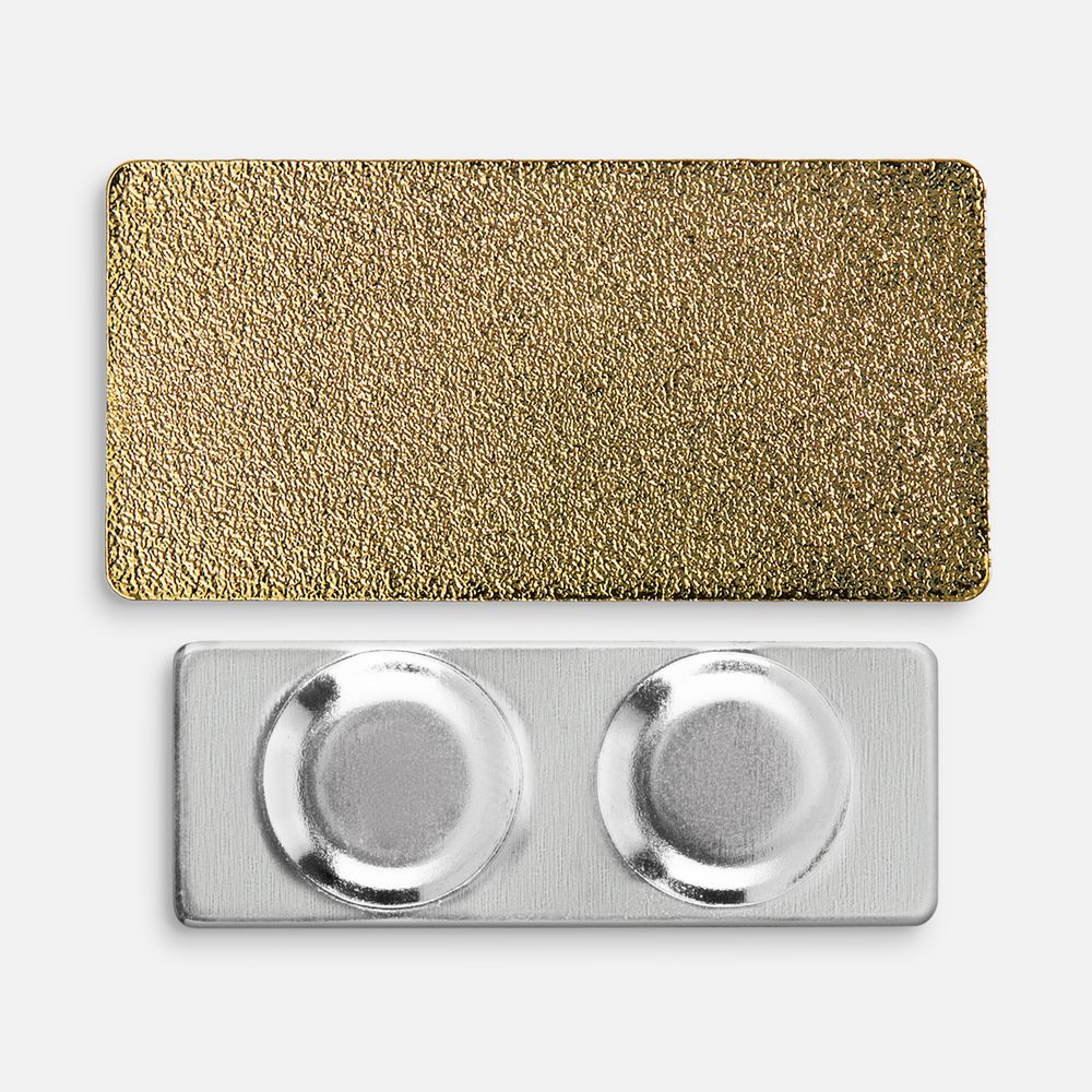 Значок Magnet Matto, золотистый глянцевый-2