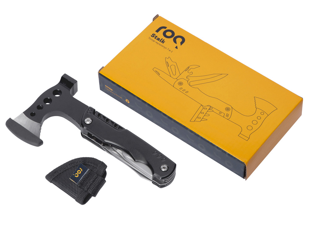 Топор-мультитул 7-в-1 Stalk, черный-7