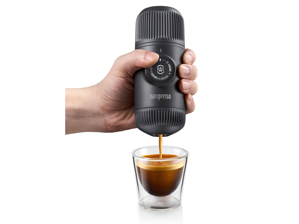 Ручная мини-кофемашина WACACO Nanopresso + кейс для хранения WCCNPHC-1