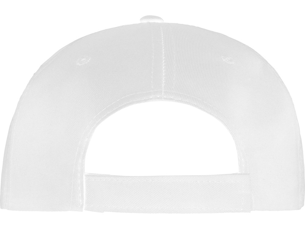 Бейсболка Poly 5-ти панельная, белый-3
