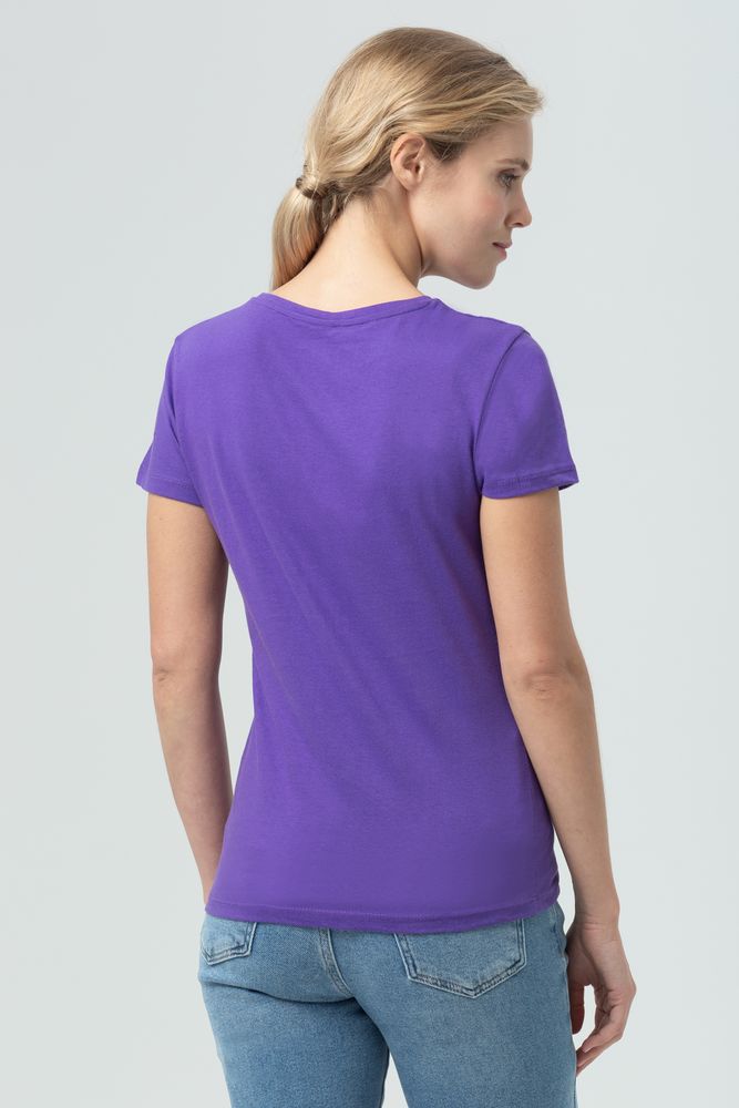 Футболка женская Miss 150, темно-фиолетовая-3