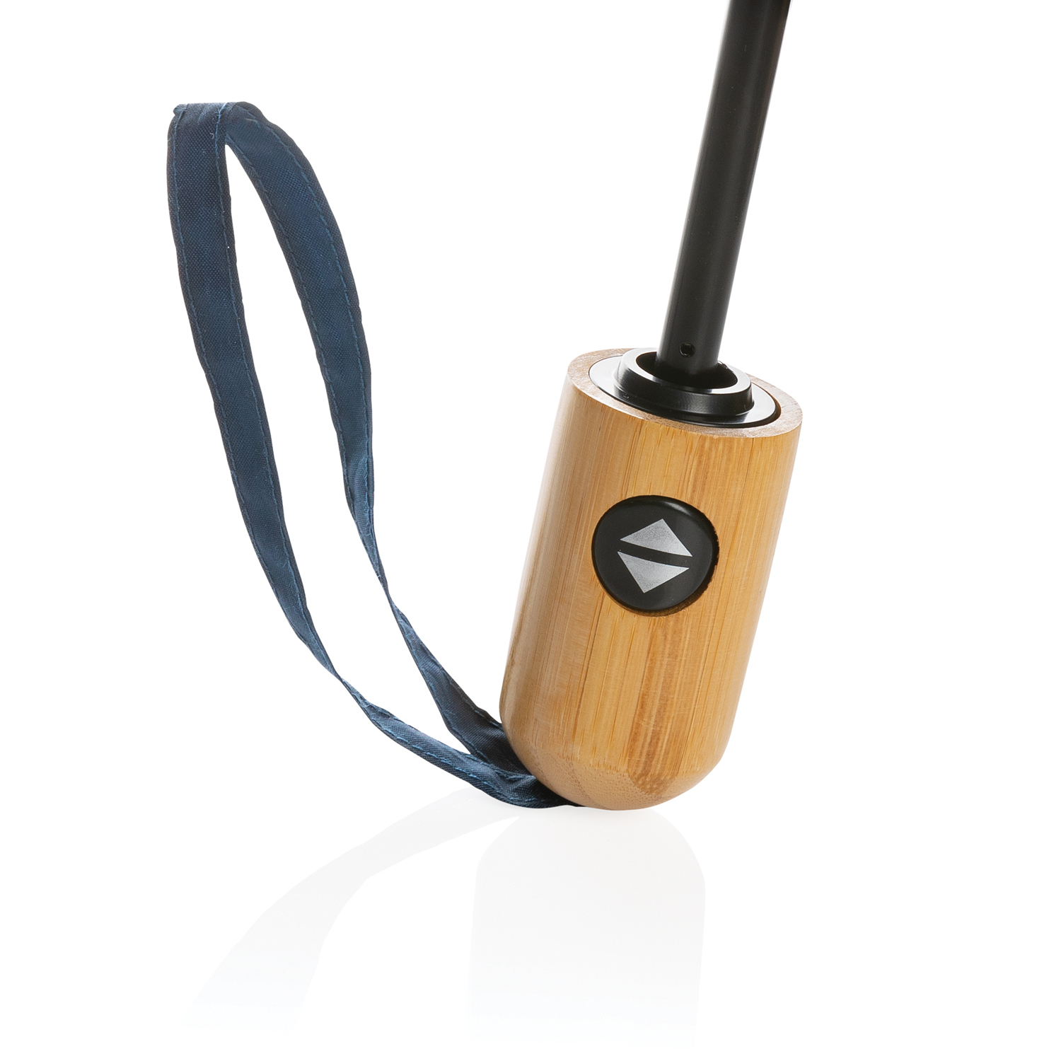 Автоматический зонт Impact из RPET AWARE™ с бамбуковой рукояткой, d94 см-6