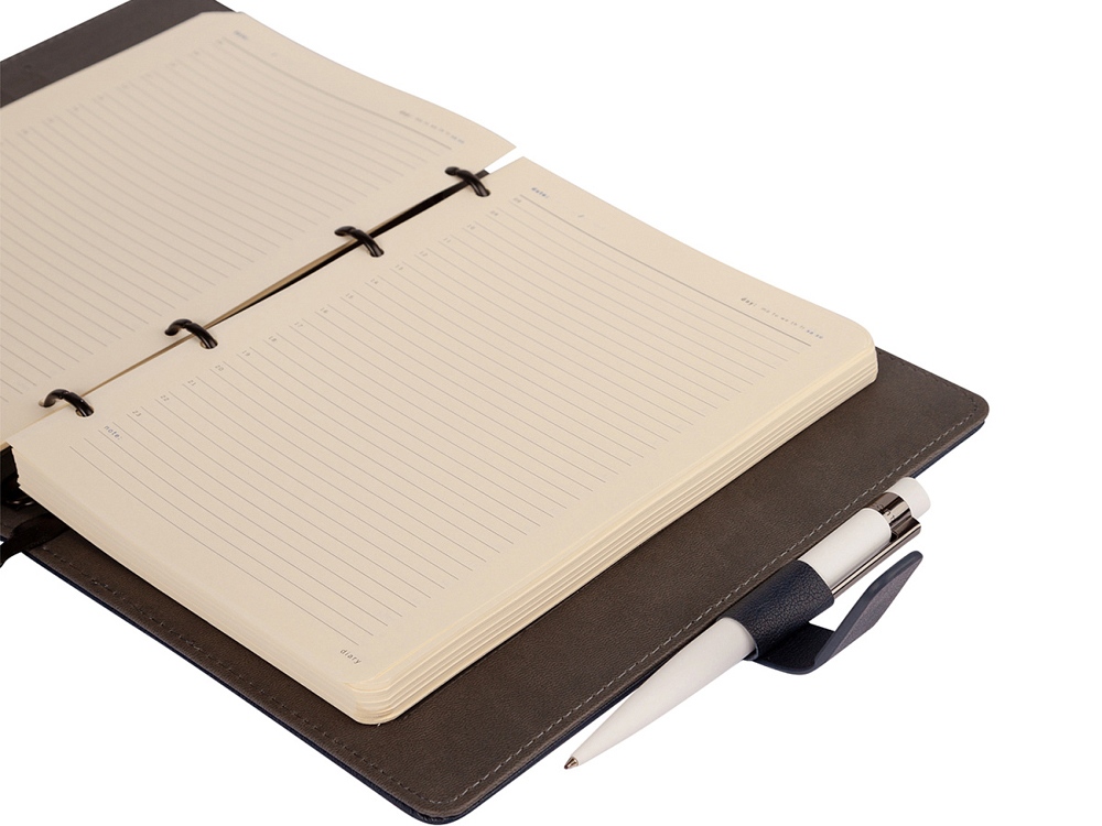 Ежедневник недатированный В5 Toscana, темно-синий-3