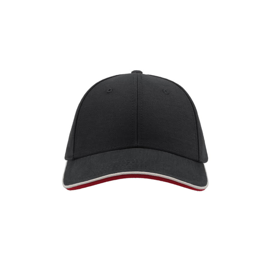 Бейсболка PILOT PIPING SANDWICH, 6 клиньев, металлическая застежка, темно-синий-4