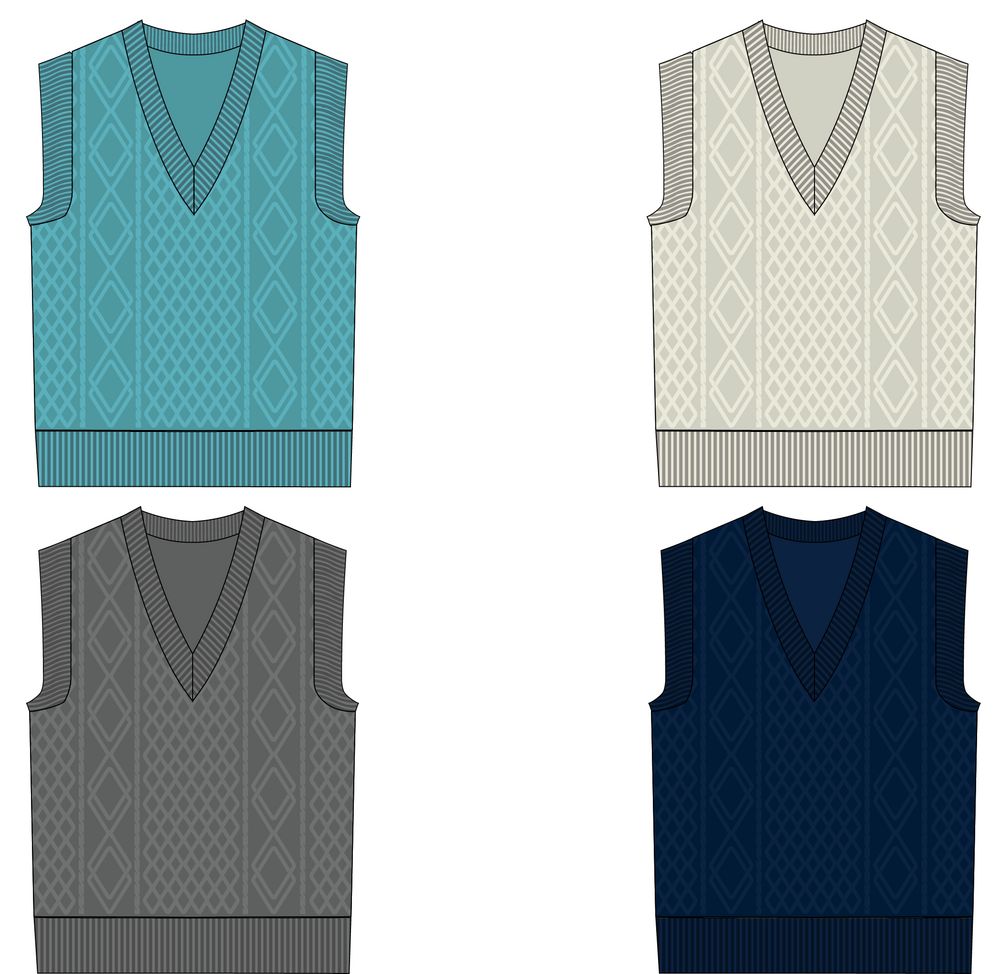 Жилет оверсайз на заказ Tricksy Terra Grand, акрил-1