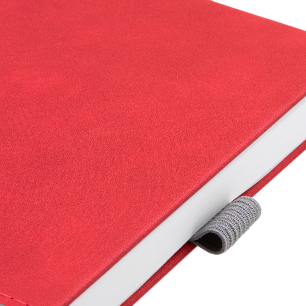 Ежедневник Horizon, недатированный, серый с красным-3