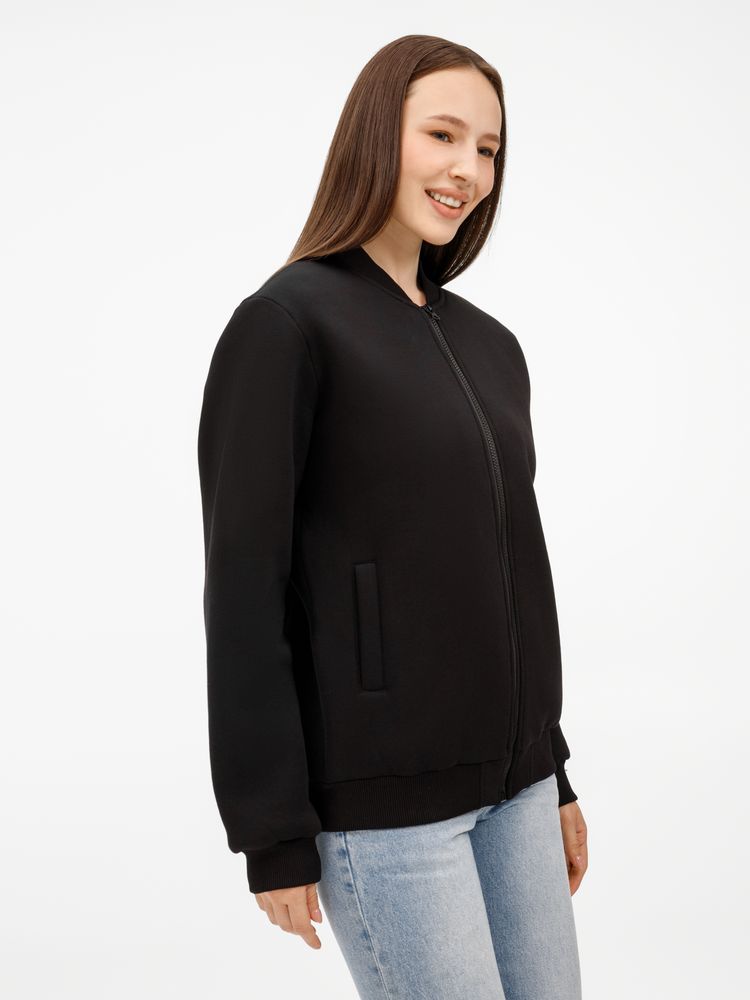 Бомбер унисекс Estado, черный-5