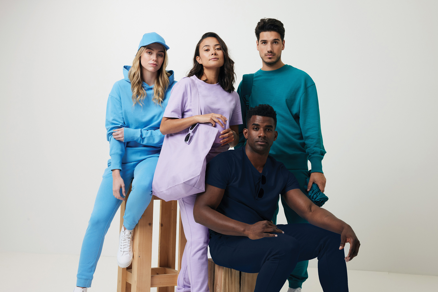 Джоггеры Iqoniq Cooper из переработанного хлопка, унисекс, 340 г/м²-14