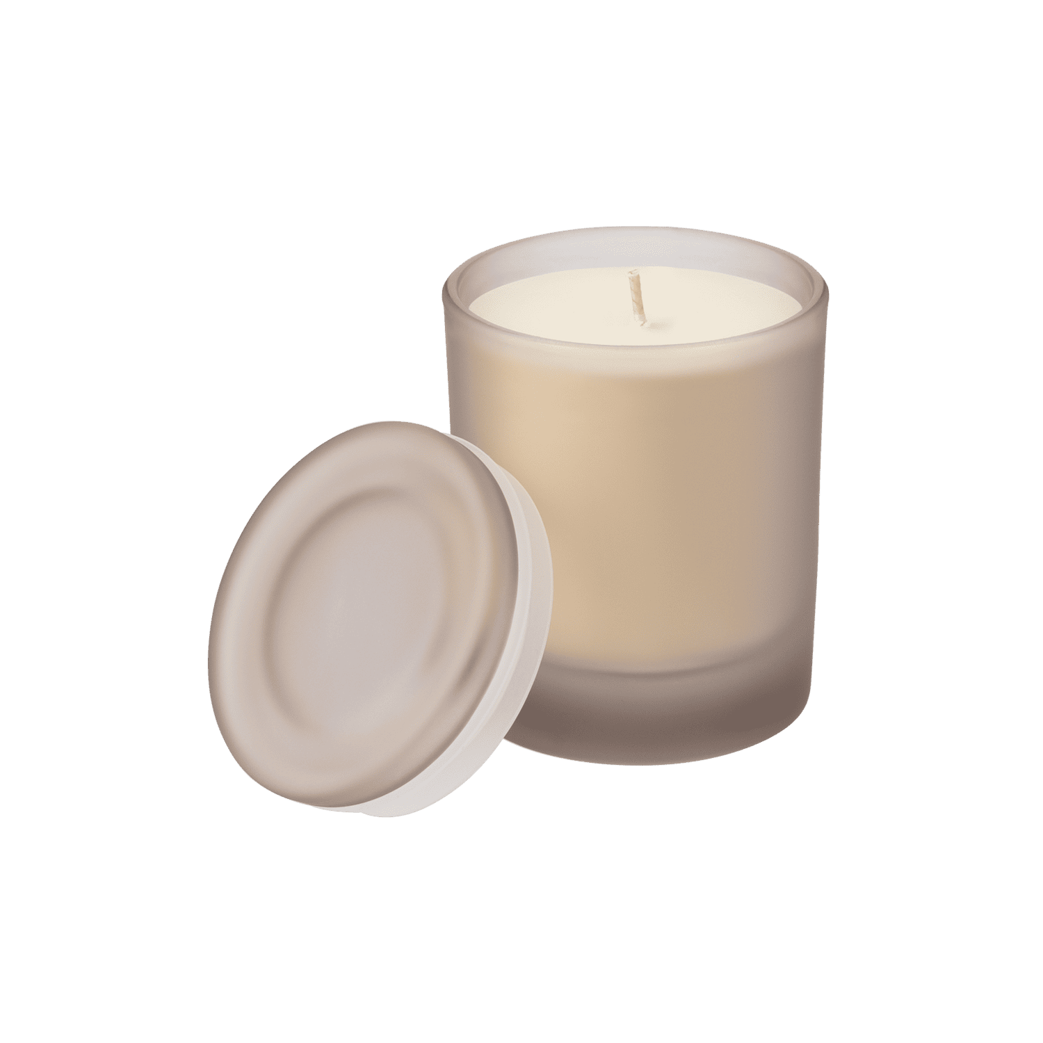 Ароматическая свеча Мизу (Mizu), бежевая-0