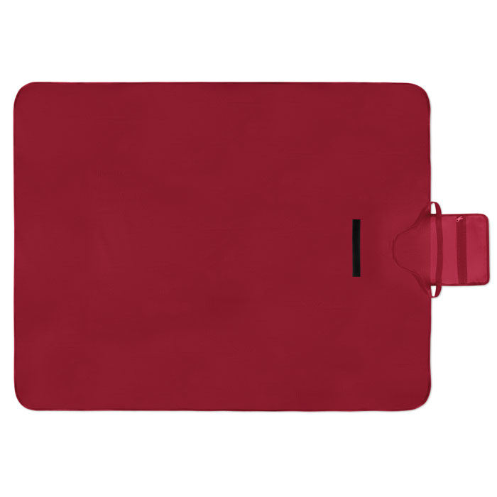 Плед, красный-3