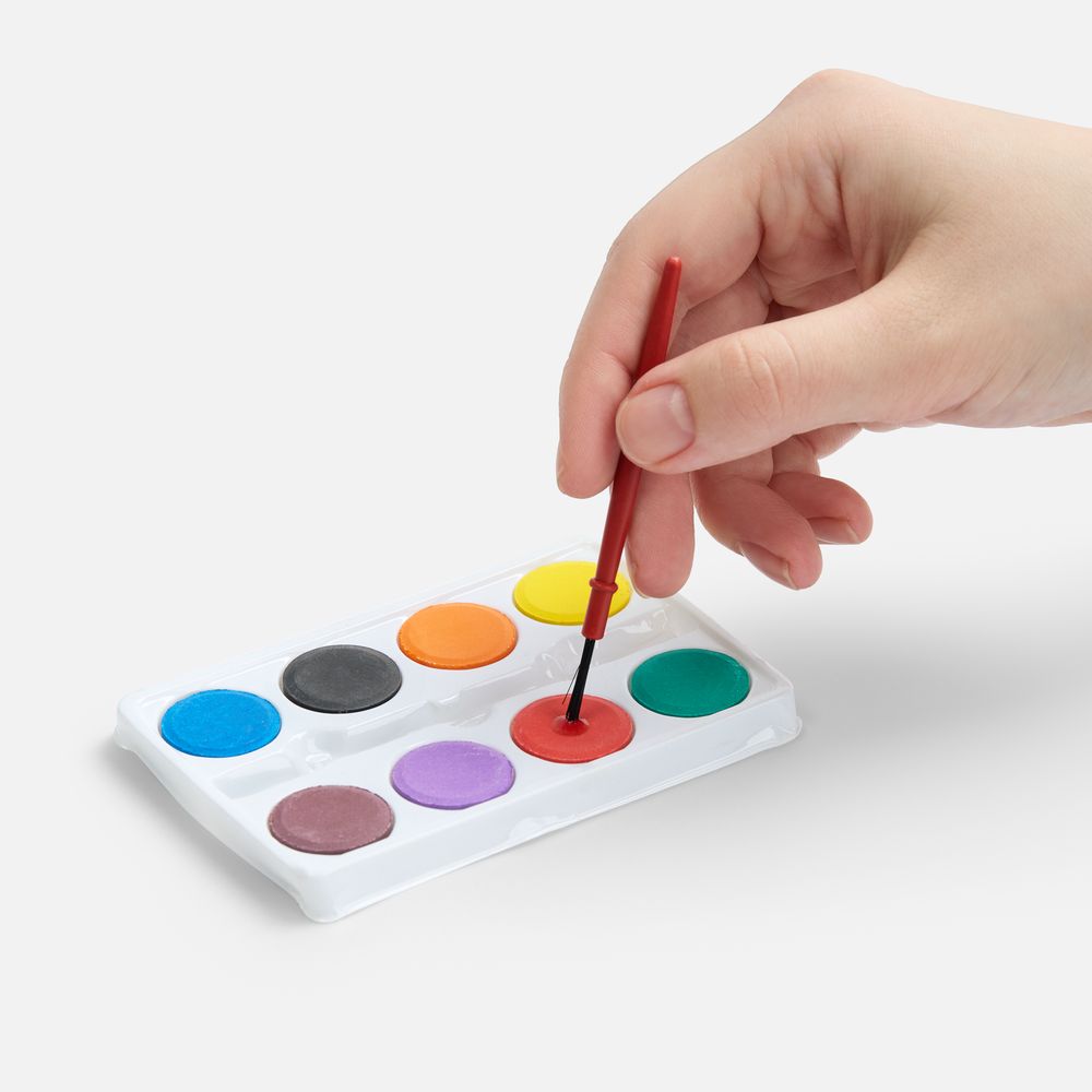 Краски Artmony, 8 цветов с кисточкой-2