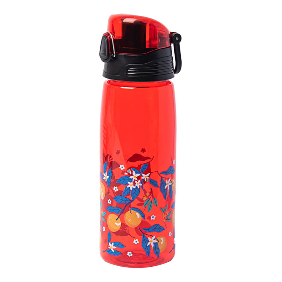 Бутылка для воды FLASK, 800 мл, красный-1