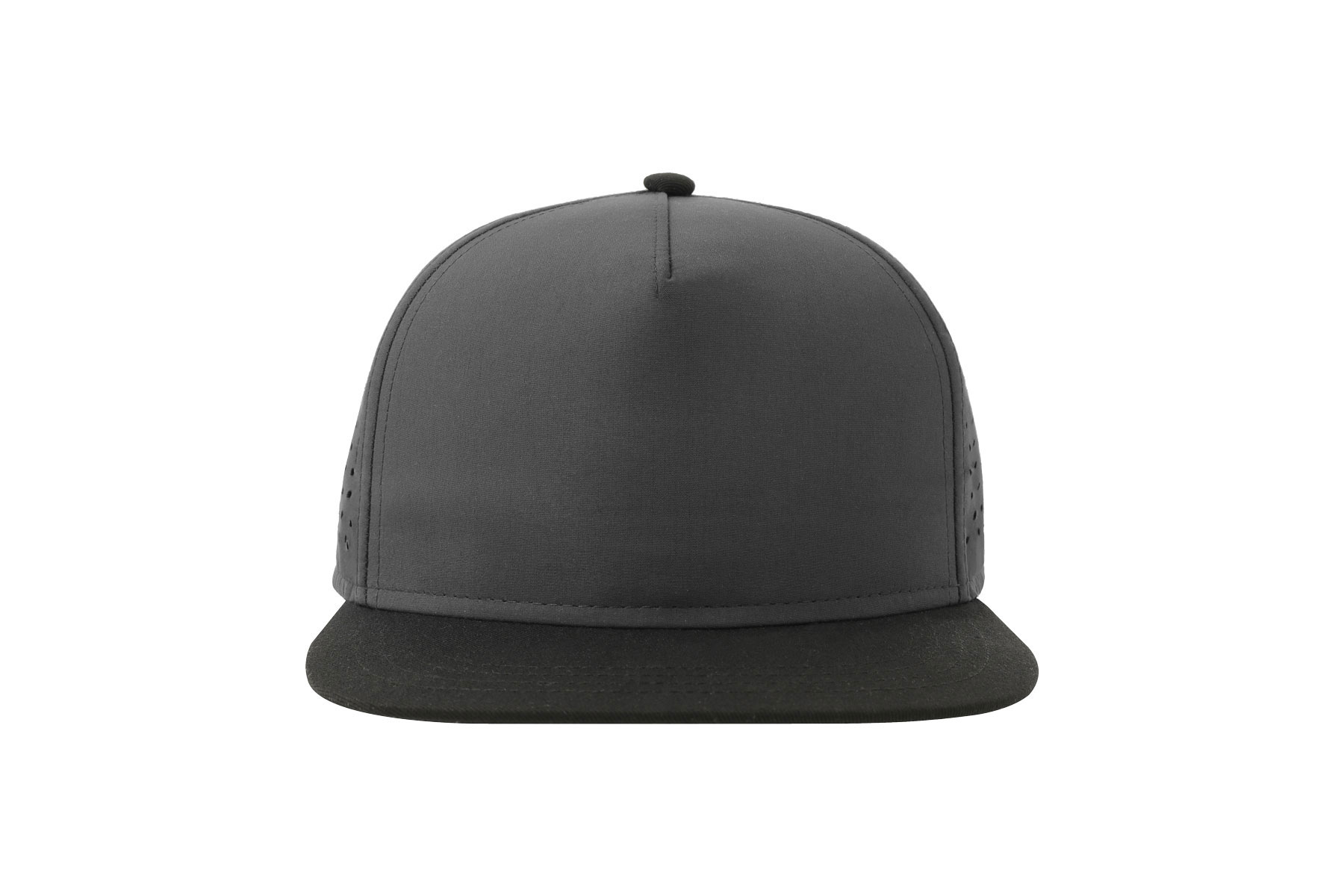 Бейсболка BANK FIVE-S, 5 клиньев, пластиковая застёжка, тёмно-серый-6
