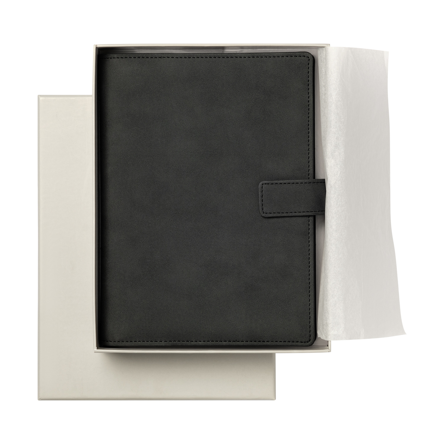 Ежедневник-портфолио Роял (Royal NEO) недатированный в подарочной коробке, черный-10