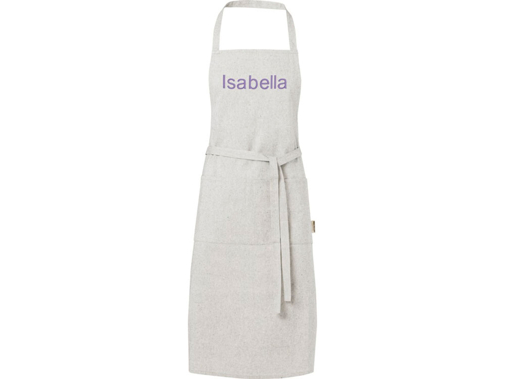 Pheebs 200 g/m2 recycled cotton apron, серый яркий-4