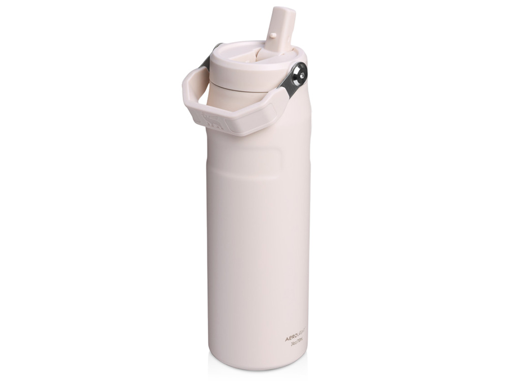 Бутылка для воды объемом 700 мл с откидной трубочкой Stanley IceFlow™ 2.0 - Light pink-0