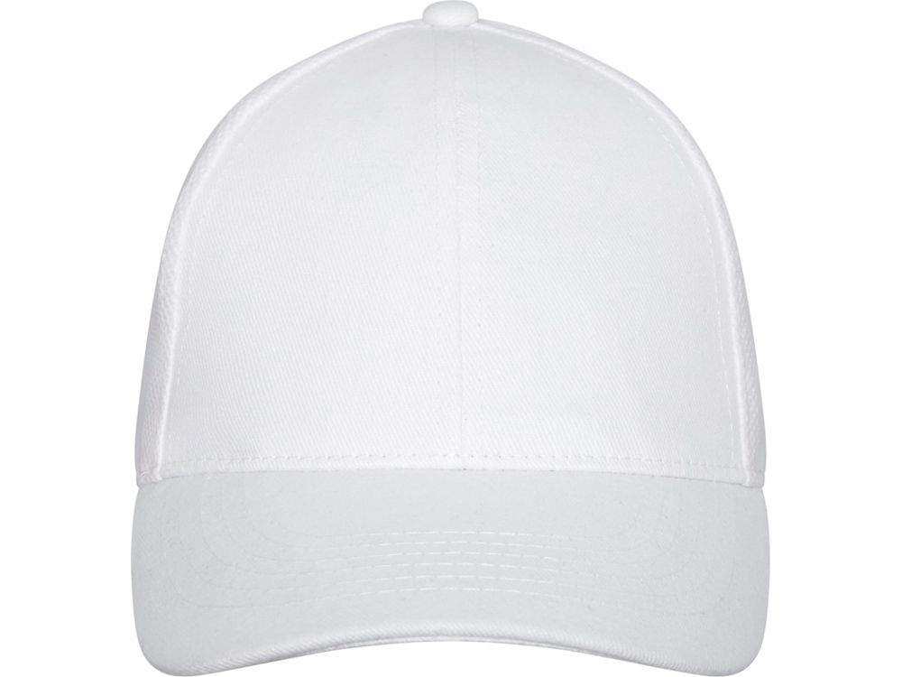Кепка-бейсболка Drake, 6-панельная, изготовлена из хлопка, белый-1
