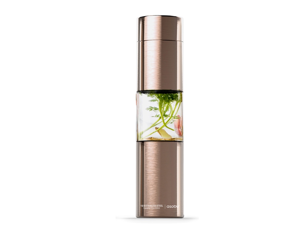 Бутылка для воды FLAVOUR U SEE, 460 мл, золотистый-1