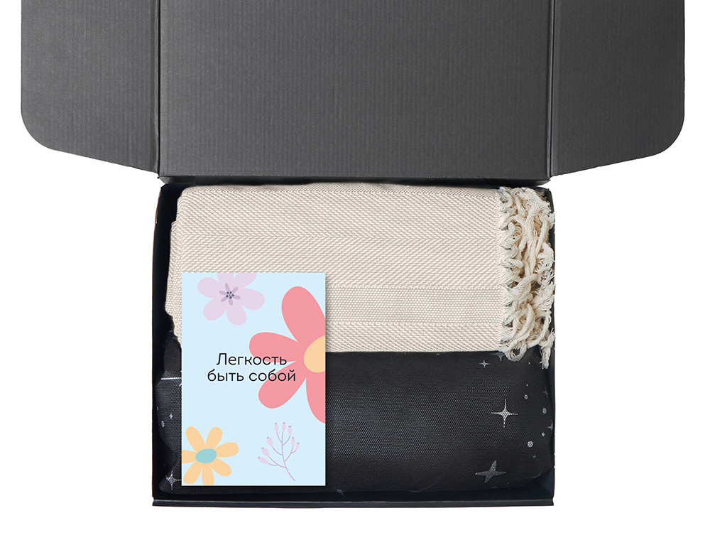 Подарочный набор Re:f. Shelter  с пледом, зеркалом, свечой и диффузором-2