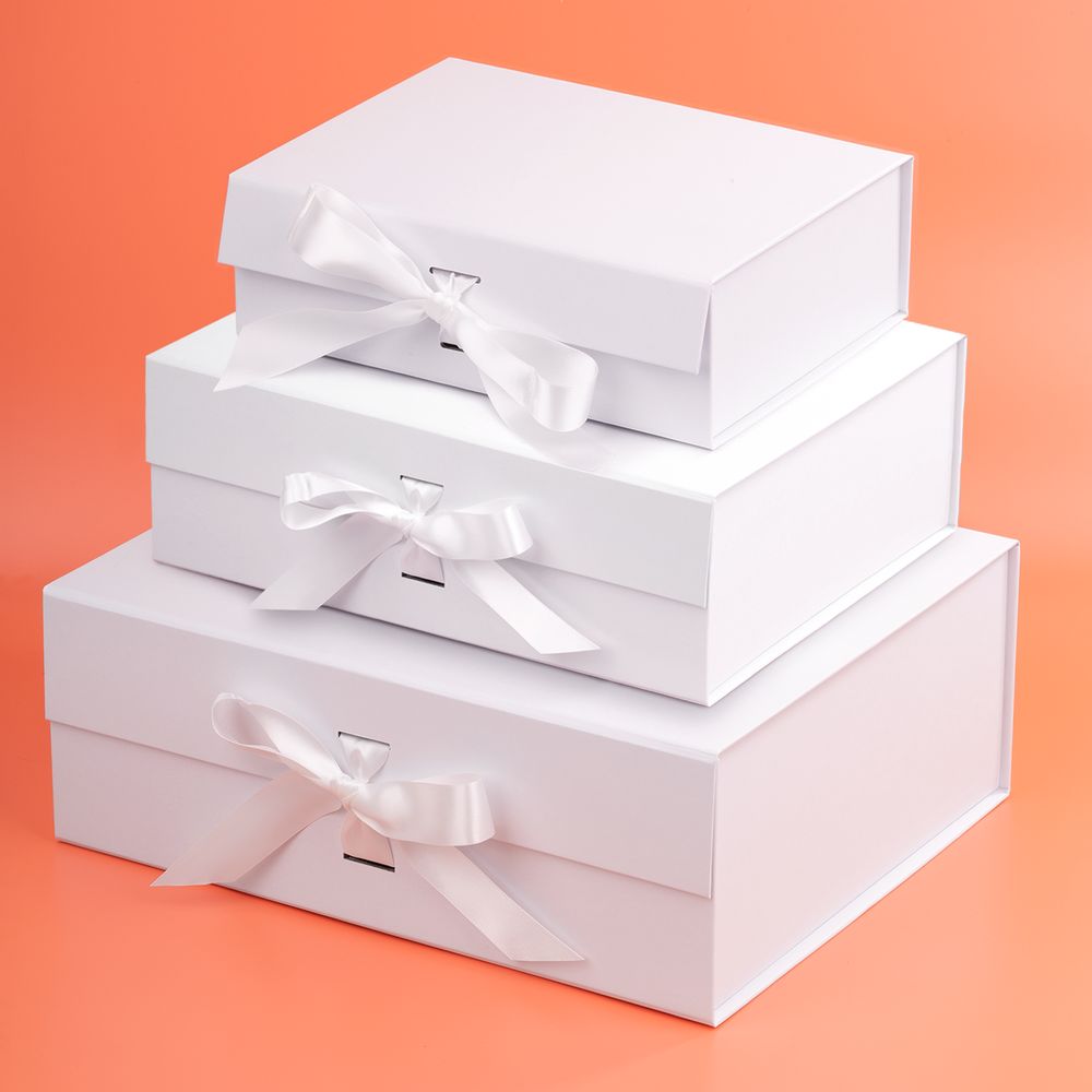 Коробка складная Rusetti, M, белая-3