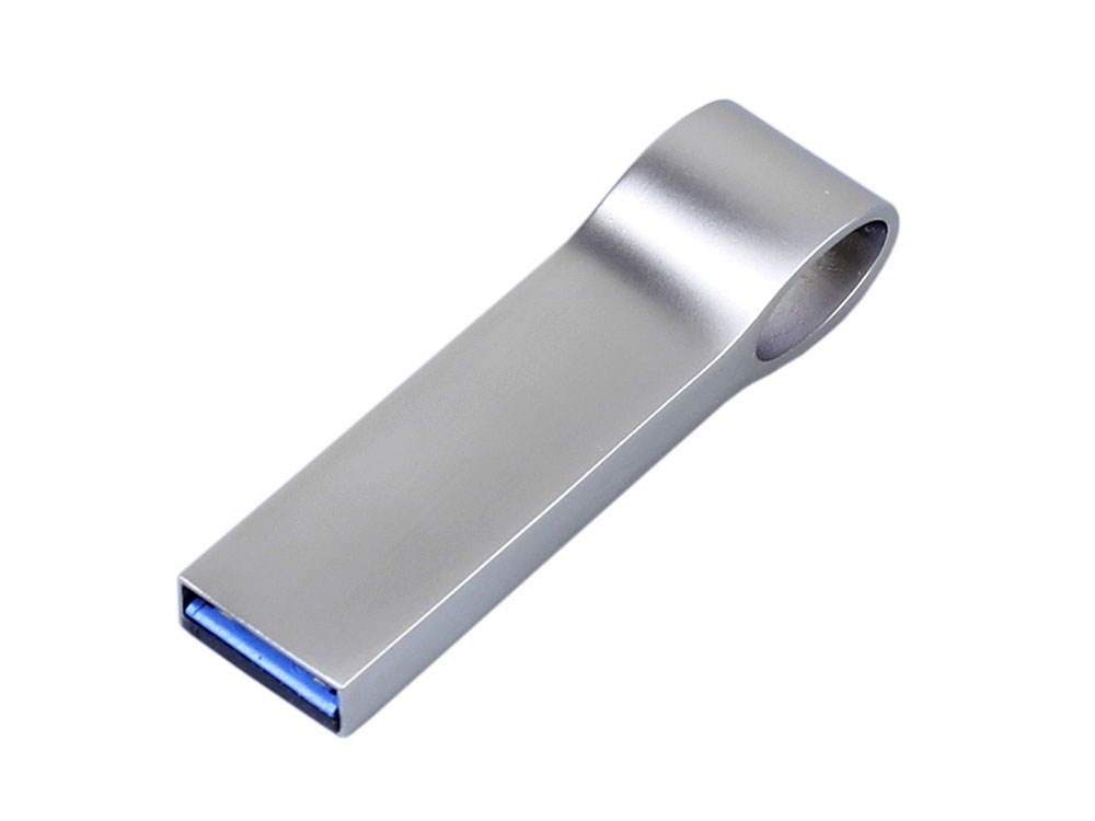 USB 3.0-флешка на 16 Гб с мини чипом, компактный дизайн, боковое отверстие для цепочки-1