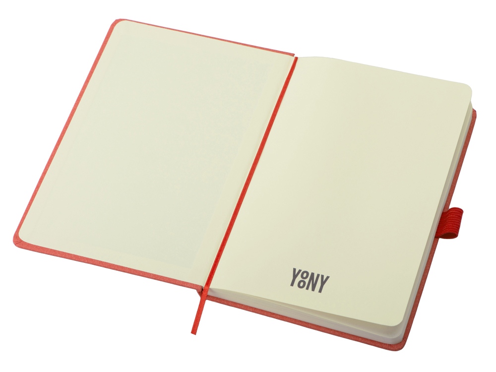 Блокнот А5 Snow Hard твердая обложка, 80 листов 70 гр/м2, красный-1