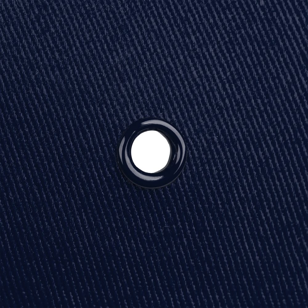 Бейсболка Canopy, темно-синяя с белым кантом-2