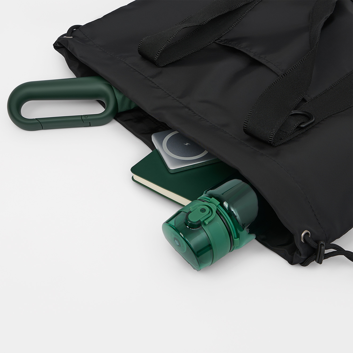 Сумка для покупок Раш (Rush), черная-6