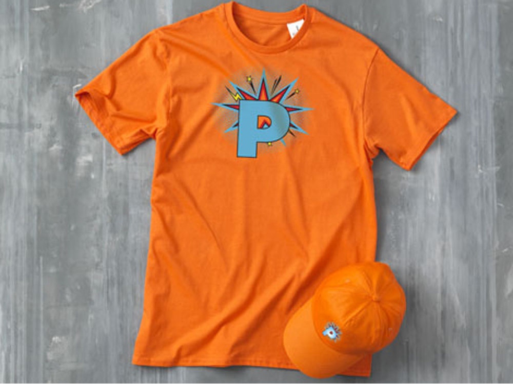 Кепка из 5 панелей Feniks, оранжевый-3