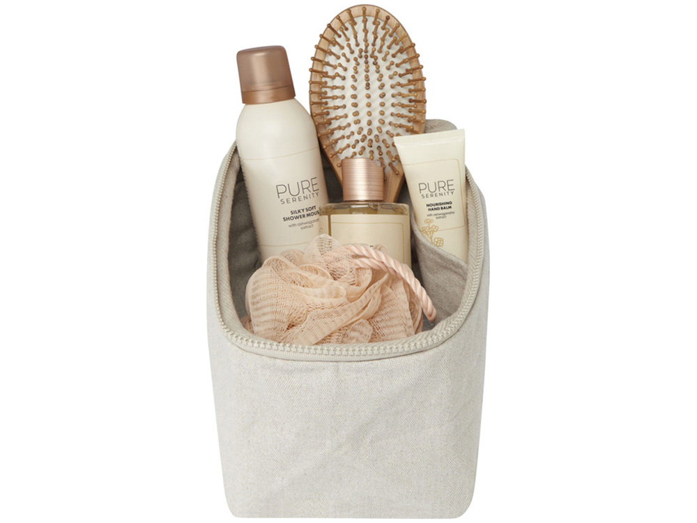 Органайзер для туалетных принадлежностей из переработанного материала Pack 500 г/м² Aware™ - Oatmeal-2