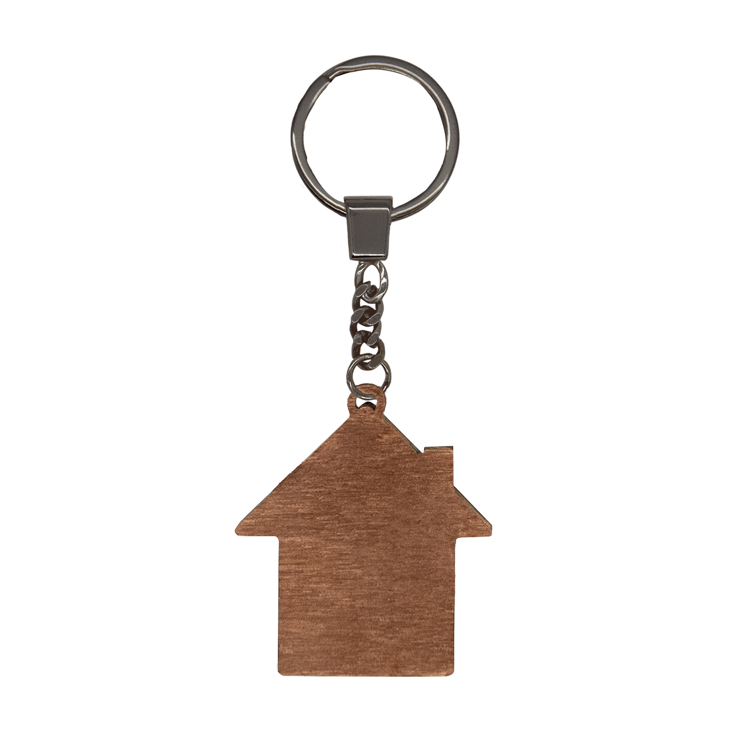 Брелок Дом (красный с золотом)-4