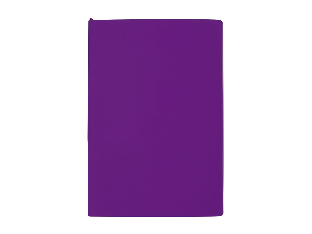 Бизнес-блокнот C1 софт-тач, гибкая обложка, 128 листов, фиолетовый-1