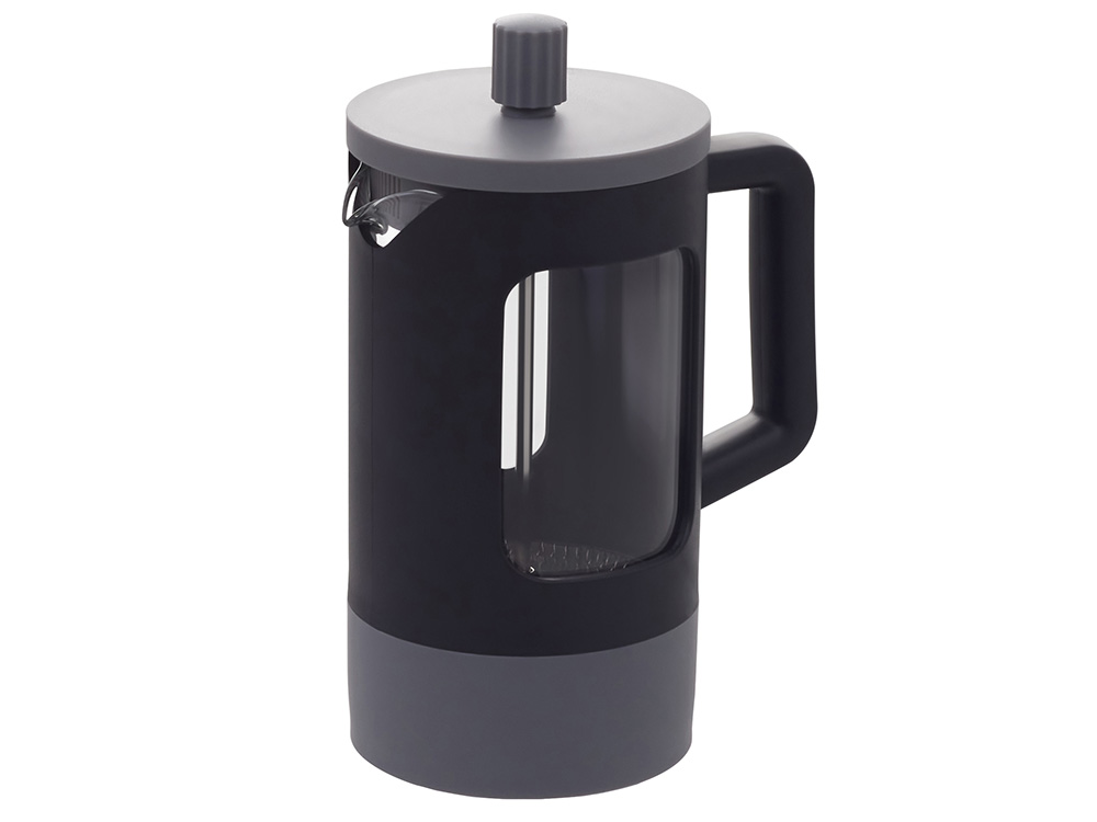 Френч-пресс Double Tone, черный-серый-1
