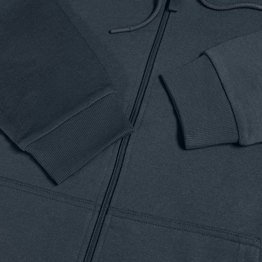 Толстовка унисекс на молнии с капюшоном EVEREST 2 260, темно-синий-5