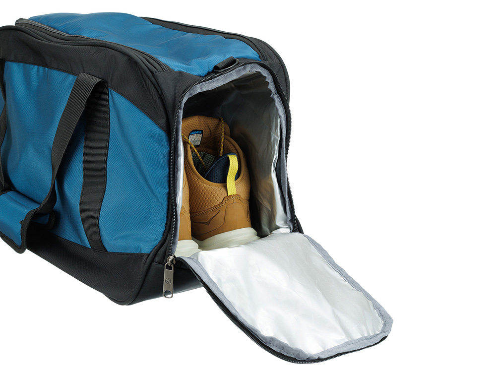 Сумка спортивная TORBER, синий/черный, полиэстер, 52 х 25 х 30 см-12