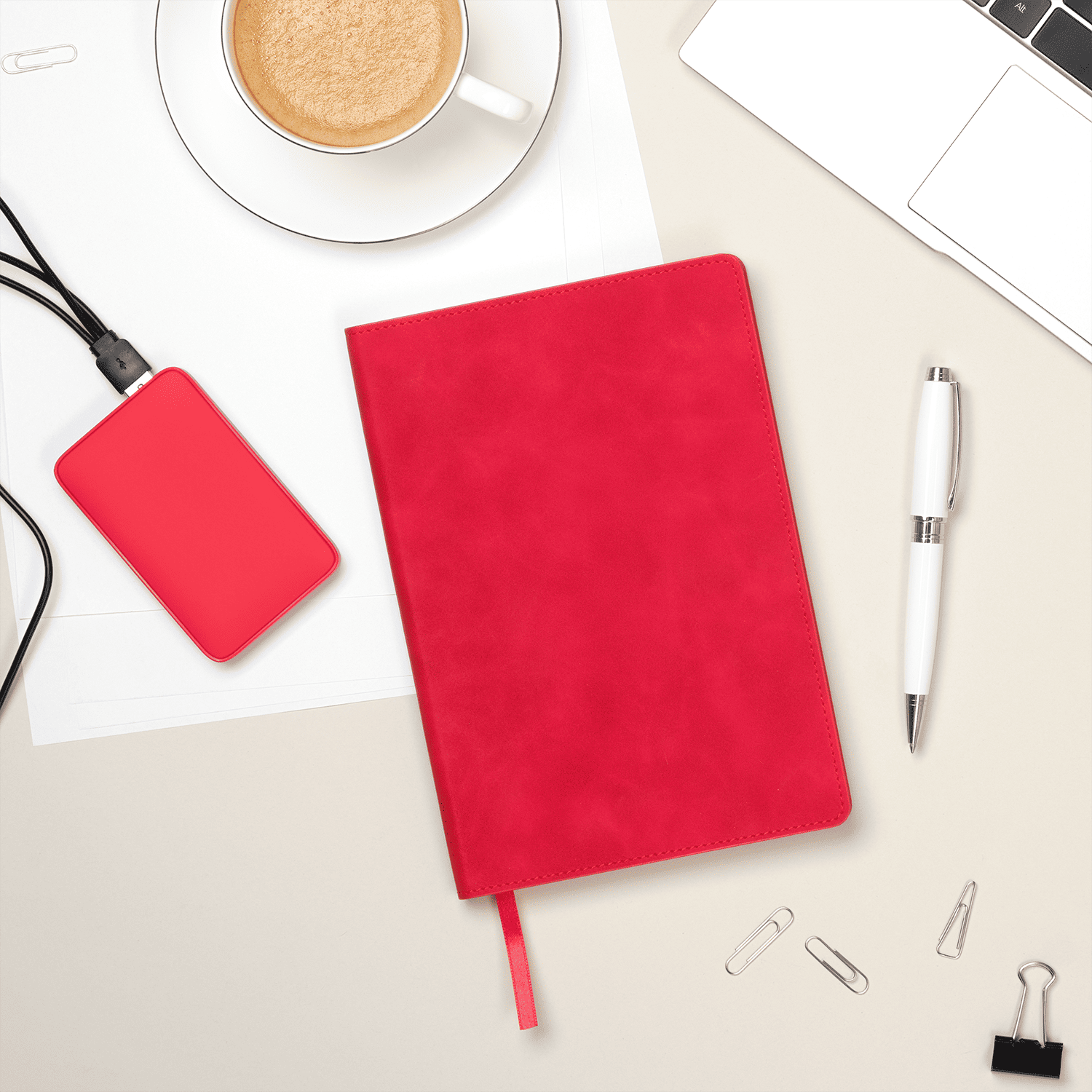 Ежедневник Верона (Verona) недатированный, красный (без упаковки, без стикера)-8