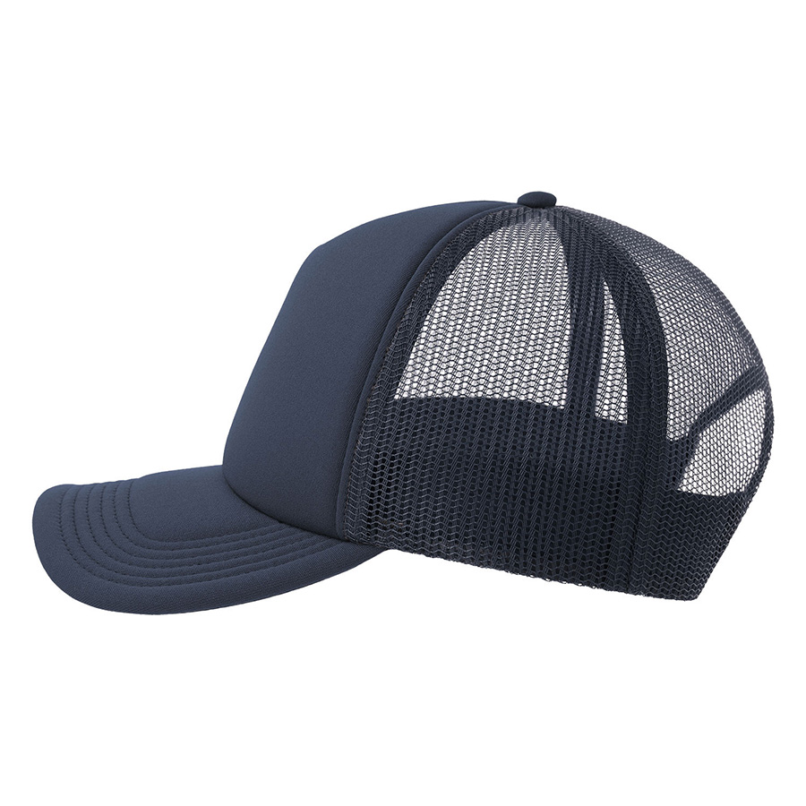Бейсболка RAPPER-S, 5 клиньев, пластиковая застёжка, темно-синий-6