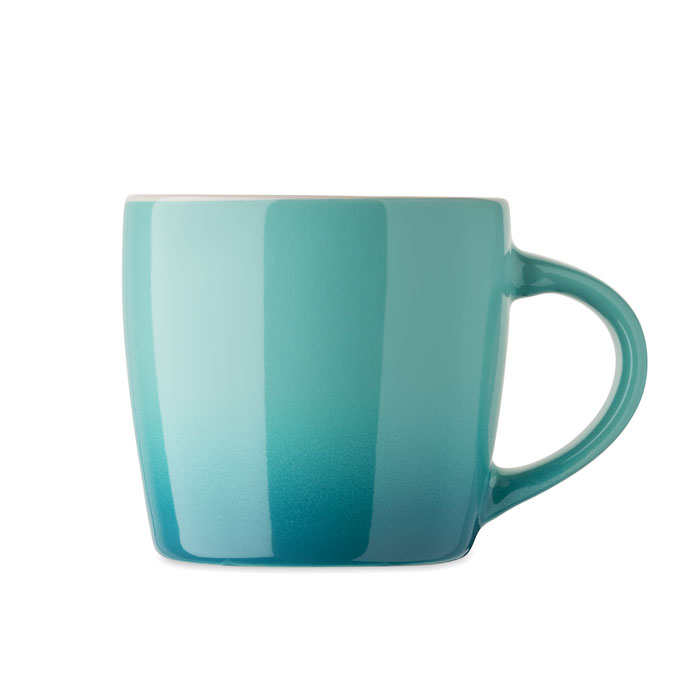 Ceramic mug 300ml, бирюзовый-2