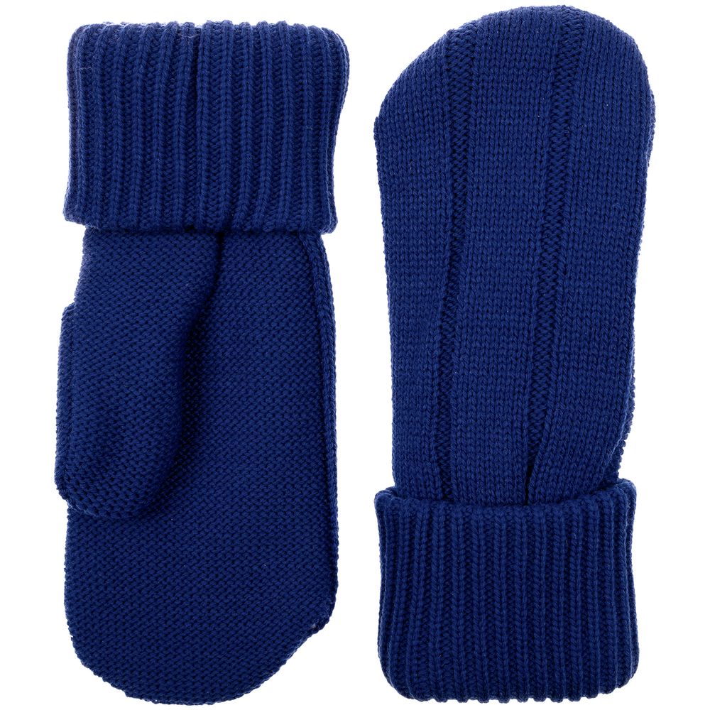 Варежки Knit Beat, темно-синие-0