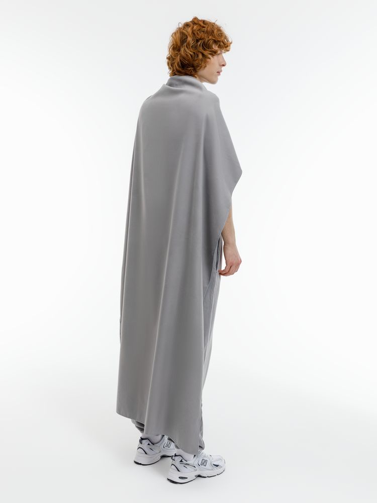 Полотенце спортивное Hard Work, серое-5