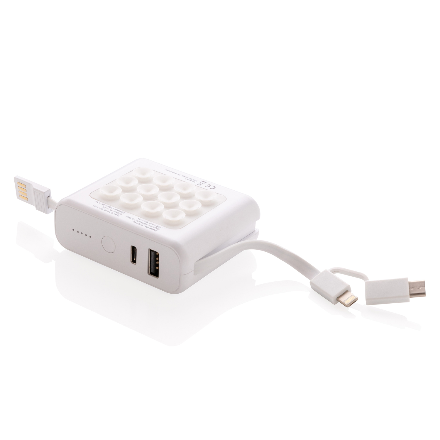 Беспроводной внешний аккумулятор на 5000 мАч, 5W-1