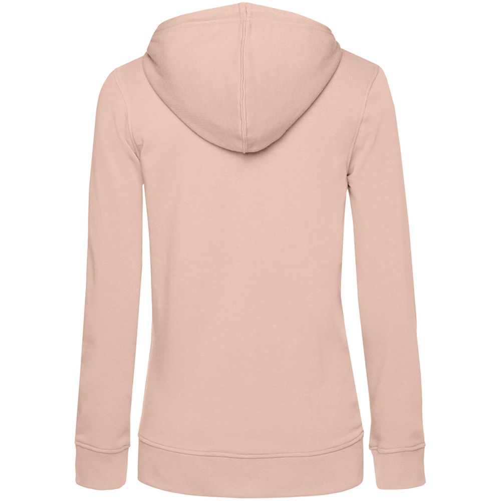 Толстовка на молнии с капюшоном женская BNC Inspire (Organic), розовая-2